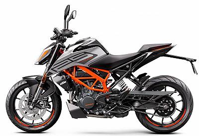 KTM DUKE 125 SILVER 2022