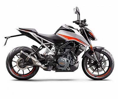 KTM 390 DUKE, white 2022