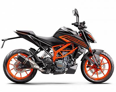 KTM 125 DUKE, black 2022