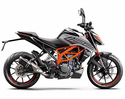 KTM 125 DUKE, silver 2022