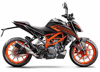 KTM 125 DUKE, black 2023
