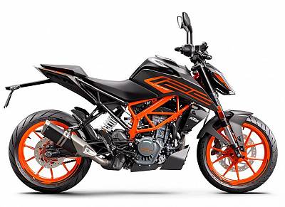 KTM 125 DUKE, black 2023
