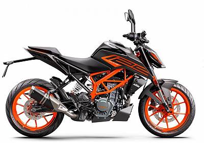KTM 125 DUKE, black 2023