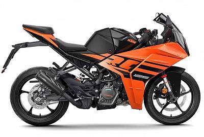 KTM RC 125, black 2024