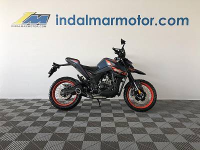 Zontes U1-125 LCD.  AZUL MATE/NARANJA