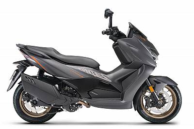 Zontes 368D.  Matte black