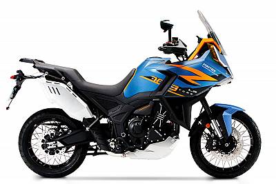 Zontes 703F 21 MATTE BLUE/ORANGE