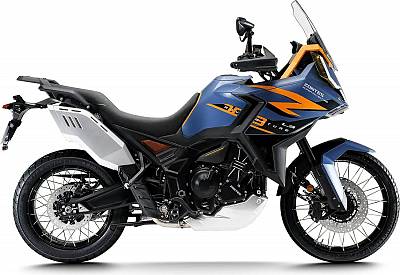 Zontes 703F 21 matte blue/naranja