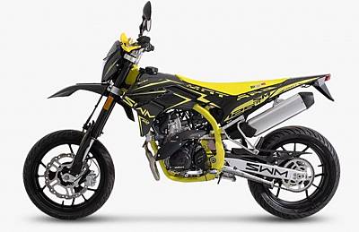 SWM Moto SM 125 BLACK - YELLOW
